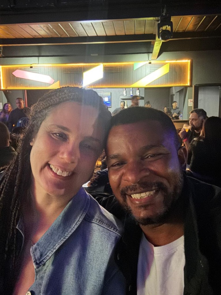 Jorge William com Mariah